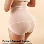 Momcozy Tummy Control Shapewear Panties, High-Waist Body Shaper, Seamless Shaping Underwear for Postpartum & Daily Dress Nude