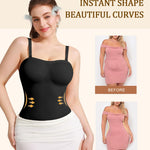 Werena Strapless Shapewear Bodysuit for Women Tummy Control Seamless Full Body Shaper with Removable Straps Under Dress(Black,M)