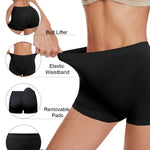Zimi Collection Butt Lifter Panties for Women Padded Underwear Seamless Booty Pads Enhancer Shapewear Butt Lifting Panty Black L