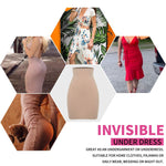 SLIMBELLE Half Slips Shaper Cool Comfort Seamless Firm Control Slip Shapewear Under Dress Tight Skirt Undergarments Beige M