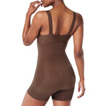 SPANX SPANXsculpt Power Series High-Waisted Boyshort - For All Hemline Lengths - Core Control Shapewear - Seamless Underwear - Chestnut Brown - Medium