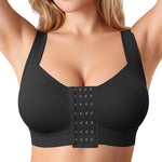 BRABIC Black Post Surgery Compression Bra Mastectomy Bra Posture Surgical Bra Breast Augmentation Post op