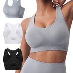 FITTIN Supportive Sports Bra for Large-Bust: 12-Hour Zero-Pressure Comfort - Forget to Take It Off - Full Coverage Racerback Seamless Sport Bras for Workout for C-DDD Cup Plus Size Women