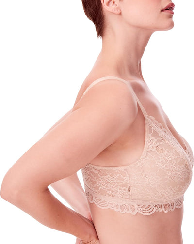 Bali Womens Bali Women's Desire All Over Lace Wirefree Bra Df6591