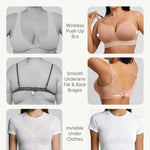 FeelinGirl Wireless Supportive Bra for Women, Seamless Comfort Bralettes No Underwire Full Coverage Everyday Bras