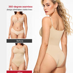 Nebility Bodysuits for Women Tummy Control Body Suits Seamless Shapewear V Neck Body Shaper