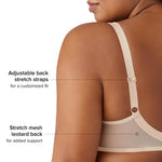 Wacoal Women's Stark Beauty Unlined Full Coverage Underwire Bra, 855225, Sand, 38DD