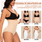 Werena Tummy Control Shapewear Underwear for Women High Waist Body Shaper Panties Shaping Girdle Panty Briefs(#A Beige, Small)