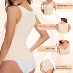 Lynclare Compression Tanks for Women -Tummy Control Shapewear for Women -Shapewear Tank Top Camisole -Body Shaper S
