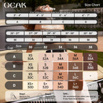 OEAK Womens Strapless Bras Jelly Push Up Bandeau Bra Non Slip Wireless Supportive Padded Bras Seamless Comfortable Tube Bra Leopard Coffee S
