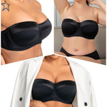 Dvpol Strapless Bra 38C Bras for Women Push up Clear Straps