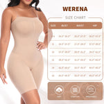 Werena Strapless Shapewear Bodysuit for Women Tummy Control Shapewear Full Body Shaper with Removable Straps (Nude,XX-Large)