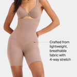 SPANX SPANXsculpt Power Series High-Waisted Mid-Thigh Short - Lightweight, All-Day Comfort - Core Control Shapewear