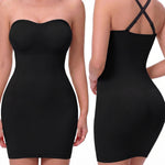ANNZHIBRA Strapless Shapewear Slip for Women Tummy Control Full Slip