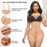 Lover-Beauty Fajas Postparto Para Mujer Shapewear Tummy Control Seamless Butt Lifter Body Shaper Bodysuit Rose Gold X-Large