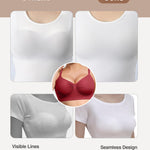Bralettes for Women Wireless Stretchable Adjustable No Underwire Comfortable Everyday Bra Burgundy X-Large