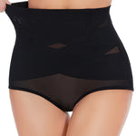 GYDEK Tummy Control Shapewear Panties for Women High Waisted Body Shaper Underwear Girdle Panty Seamless Shapewear Black