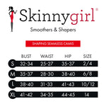 Skinnygirl Women's Scoop Neck Seamless Shaping Camisole, 3-Pack (US, Alpha, Large, Regular, Regular, Black/White/Black)