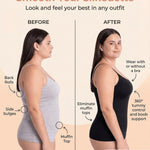SHAPERMINT Womens Tops - Scoop Neck Cami Body Shaper for Women, Shapewear Tummy Control, Camisole Tank Tops for Women