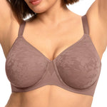 HSIA Minimizer Bra for Women - Full Coverage Seamless Lace Bra Plus Size Underwire Unlined Bra for Heavy Breast