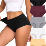 UNDER THE SEA Cotton Underwear Women High Waisted Full Coverage Soft Ladies Briefs Pajamas Outfits Gift Sale Deals Breathable