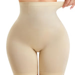 Nebility Shapewear Tummy Control Shorts for Women Butt Lifting Underwear High Waisted Body Shaper Thigh Slimming Panties Beige