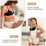 YIANNA Fajas Colombianas Shapewear for Women Tummy Control Postpartum Body Shaper Butt Lifter Post Surgery Compression Garment Bodysuit,YA7212-Beige-2XL