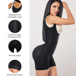 Forma Tu Cuerpo, Faja Colombiana, Stage 2 Hourglass Shapewear for Women, Post Op Compression Garment for Tummy Tuck & Liposuction, Fupa Control Body Shaper, Open Bust, High Compression BLCK M