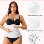 Gotoly Waist Trainer for Women Corset Shapewear Tummy Control Faja Body Shaper Postpartum Segmented Waist Cincher(White,X-Large)