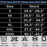 DYUAI Sauna Shirt for Women Sauna Suit for Women Waist Trainer Sauna Sweat Vest Workout Body Shaper Zipper(6005-07-L)