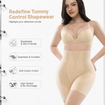 SOL LORA High Waisted Tummy Control Shapewear for Women,Thigh Slimmer Body Shaper Shorts High Compression Panties under Dress Nude