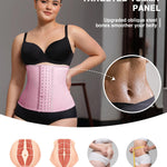 Lover-Beauty Women's Waist Trainer, Latex Underbust Waist Cincher, Tummy Control Corset Sport Girder Hourglass Body Shaper, Pink, M