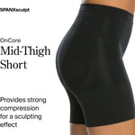 SPANX SPANXsculpt OnCore Mid-Thigh Short - Powerful Sculpting Body Shaper - Level 4 Compression - Shapewear for Women