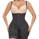 Lover-Beauty Fajas Colombianas Shapewear for Women Tummy Control Strapless Body Shaper Butt Lifting Shorts Postpartum Faja, Black, XXL