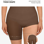 FeelinGirl Shapewear Tummy Control Faja Full Body Shaper Post Surgery Plus Size Waist Trainer Pusset Brown 3XL/4XL
