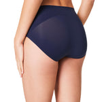 SPANX SPANXsmooth Undie-tectable Brief - Comfortable Core Control - Invisible Shapewear Underwear - No Visible Panty Lines - Timeless Navy - Medium