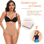 Werena Tummy Control Shapewear for Women High Waisted Body Shaper Briefs Slimming Girdle Shaping Underwear(#A1 High Waist Latte(seamless),XX-Large)