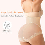 CYDREAM Shapewear for Women Tummy Control Panties High Waisted Butt Lifting Panties Faja Body Shaper (Beige, Medium)