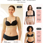 LODAY Shapewear Tops for Women Arm Compression Sleeve Women Upper Arm Shaper(Black, 2X-Large/3X-Large)
