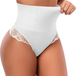 Werena Tummy Control Thong Shapewear for Women High Waisted Body Shaper Panties Shaping Thong Girdle Underwear