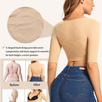 JOYSHAPER Upper Arm Shapers for Women Compression Sleeves Post Surgery Shapewear Tops Posture Corrector Arm Slimmer Vest