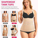 Gotoly Women's Waist Cincher Tummy Control Shapewear Compression Vest Invisible Body Shaper (Beige, Large)