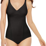 Bali Women's Firm-Control Shapewear, All-In-One Body Shaper with Built-In Underwire Minimizer Bra