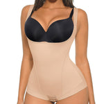 Lover-Beauty Compression Garments for Women Bodysuit Colombina Faja for Women Tummy Control Butt Lifting Shapewear Open Bust Body Shaper Beige M