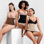 Nebility Plus Size Waist Trainer for Women Girdle for Women Shapewear Tummy Control Faja Body Shaper Waist Corset Beige