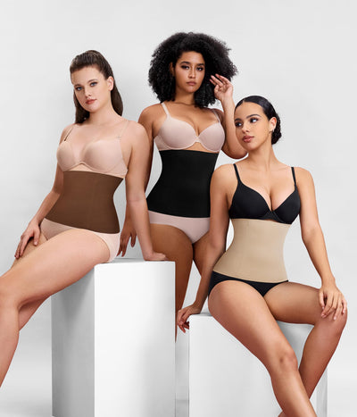 Nebility Plus Size Waist Trainer for Women Girdle for Women Shapewear Tummy Control Faja Body Shaper Waist Corset Beige