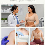 FeelinGirl Arm Shaper for Women Arm Compression Sleeves Post Surgical Slimming Sleeves Breast Lifter Khaki L