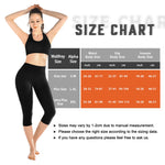 Walifrey Capri Leggings for Women, Buttery Soft High Waisted Leggings for Gym Yoga Workout (Black LXL)