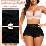 Werena Padded Underwear for Women Butt Lifting Panties Tummy Control Shapewear Butt Pads Lace Booty Enhancer Panty