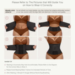 FeelinGirl Women Corset Workout Waist Trainer Belt Tummy Control Waist Cincher Sport Workout Waist Trimmer Rose Red XL
